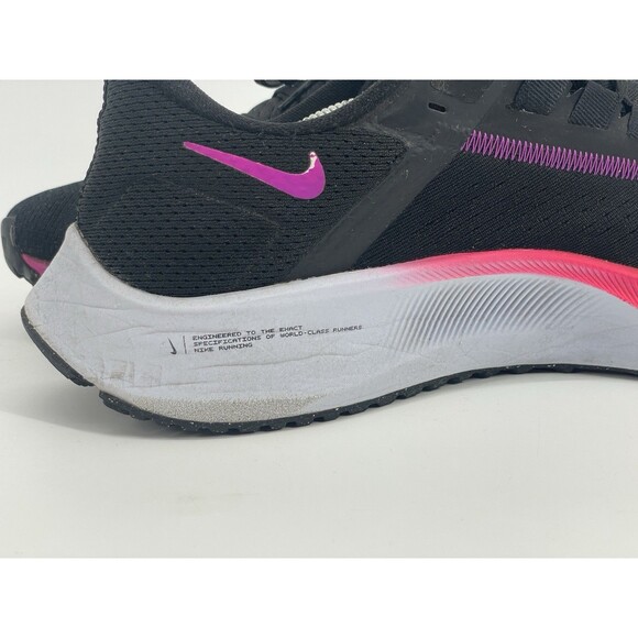 Nike Air Zoom Pegasus 38 Mens Size 10 Black Pink Running Shoes CW7356-011 main image 7